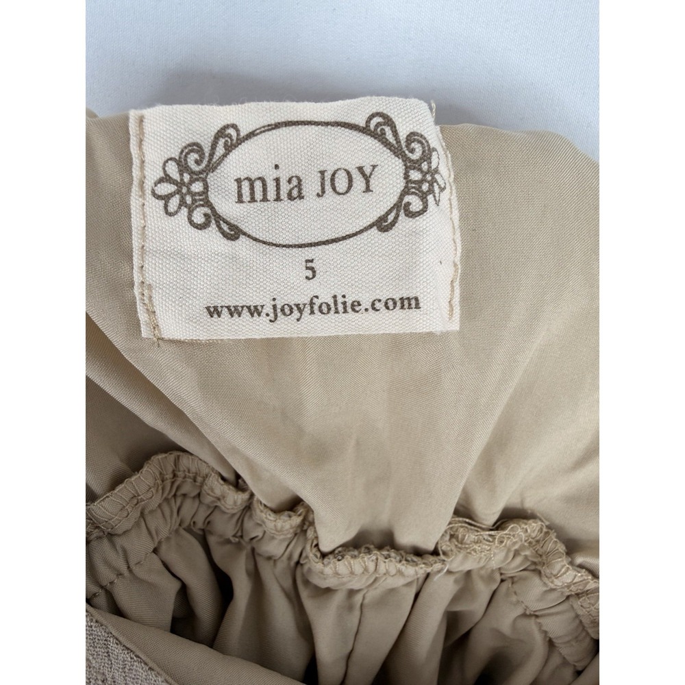 Mia Joy Catrin maxi Dress by Joyfolie High-Low Hem Size 5 Layered Lace Ruffle - Picture 7 of 14